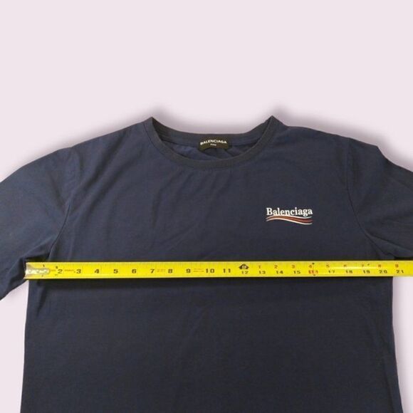 BALENCIAGA Oversized Logo-Embroidered Cotton-Jersey T-Shirt - Picture 9 of 12